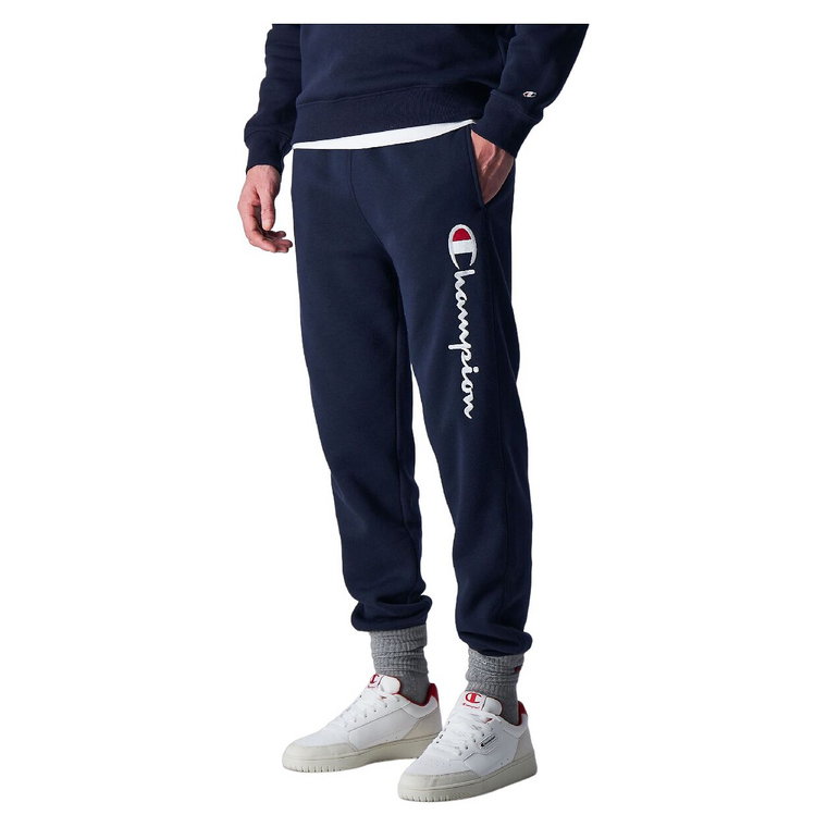 Spodnie dresowe męskie Champion Leg Embroidered Fleece Joggers 219418