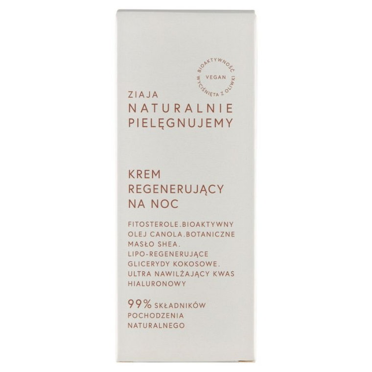 Ziaja Naturalnie - Pielęgnujemy Krem regenerujący na noc 50ml