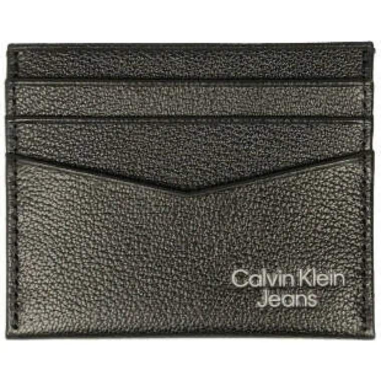 CALVIN KLEIN JEANS Skórzane etui na karty