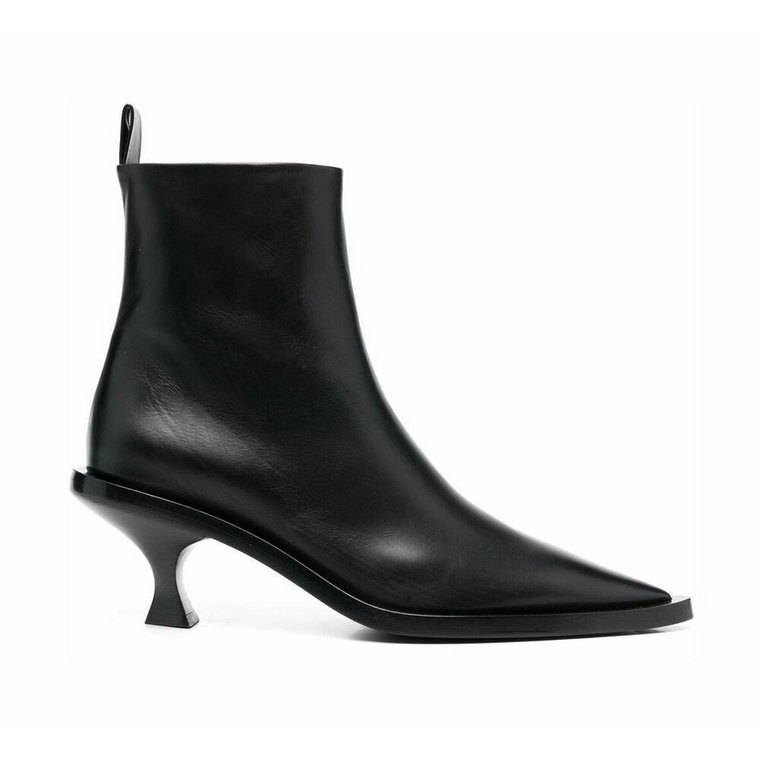 Buty na obcasie Jil Sander