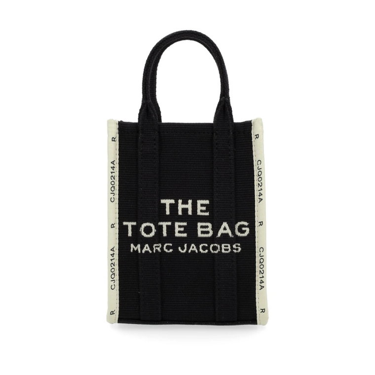 The Jacquard Mini Tote Bag w czarnym kolorze Marc Jacobs