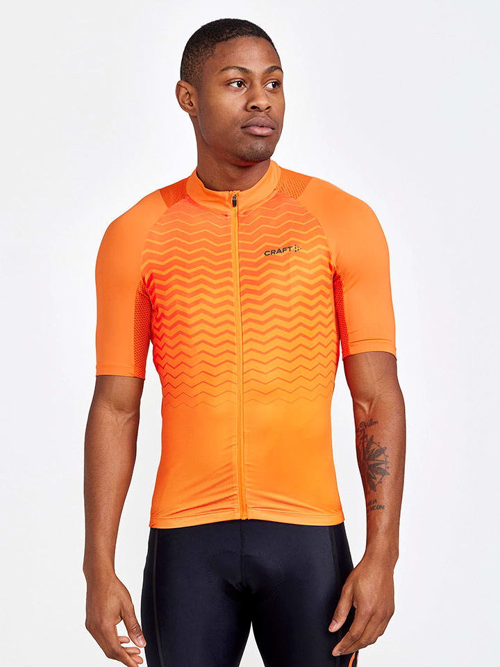 Craft Koszulka kolarska "ADV Endur" w kolorze pomarańczowym