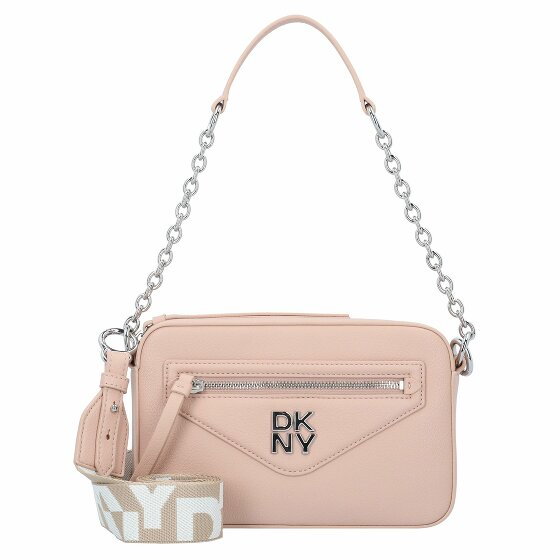 DKNY Milan Torba na ramię Skórzany 22.5 cm nude