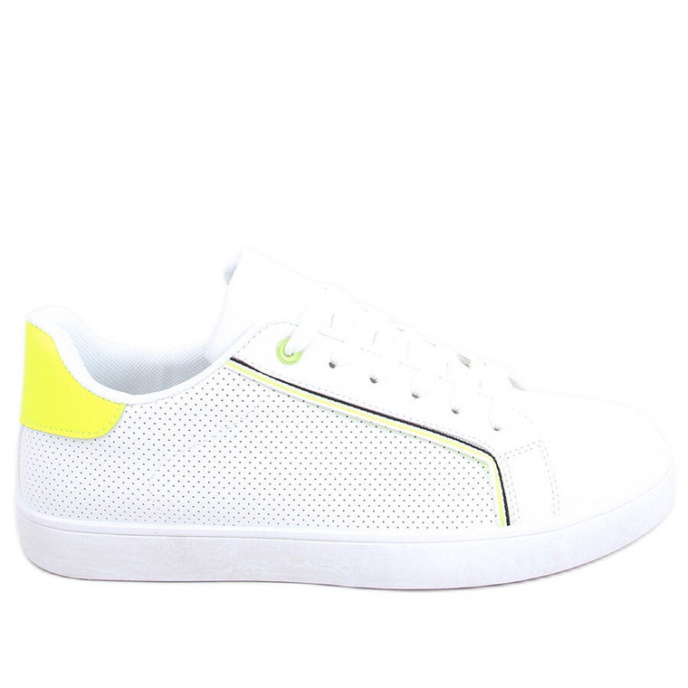 Trampki damskie Volve WHITE/GREEN białe