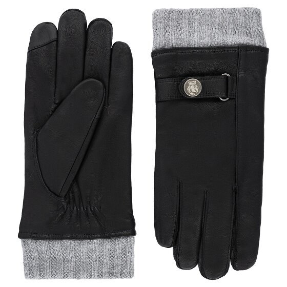 Roeckl Dahlen Touch Gloves Leather black-grey