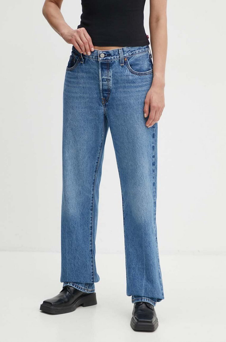 Levi's jeansy 501 90S damskie high waist