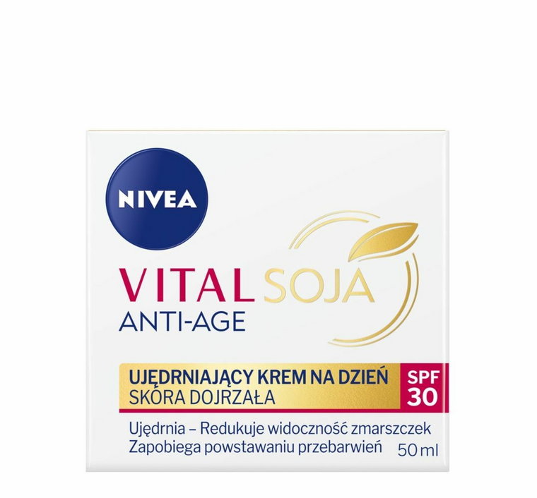 Nivea Vital Soja Ujędrniający krem na dzień SPF30 skóra dojrzała