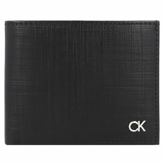 Calvin Klein CK Must Portfel Ochrona RFID Skórzany 11.5 cm ck black