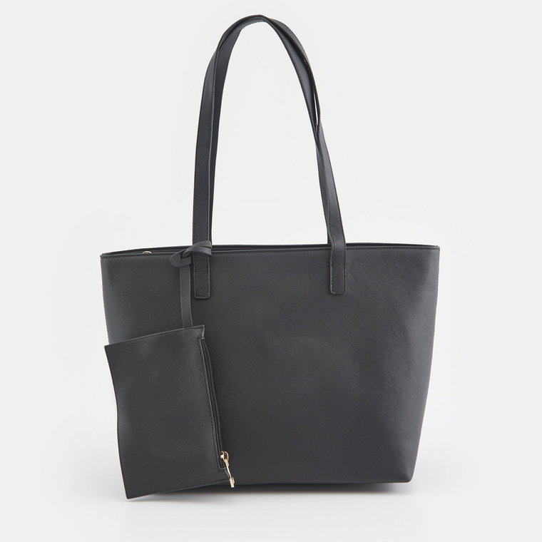 Sinsay - Torba shopper - Czarny