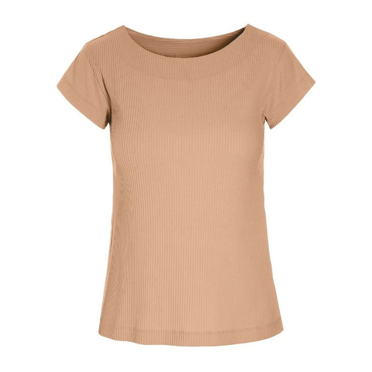 Feminine Globe Rib T-Shirt Top Bitte Kai Rand