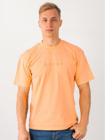 T-Shirt Katakana Embroidery Ts I026745 TH372M4 CTPTT Pomarańczowy Regular Fit