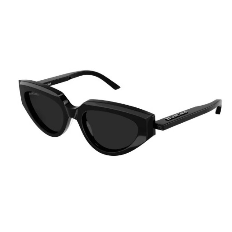 Czarne okulary przeciwsłoneczne Reverse Cat dla kobiet Balenciaga