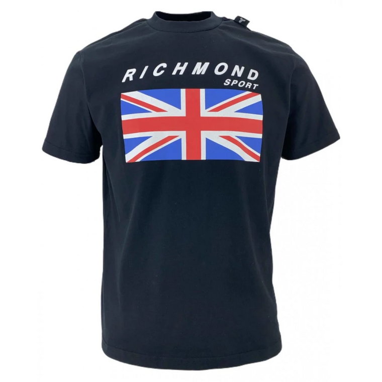 Męska Koszulka z Logo Flagi - Coet John Richmond