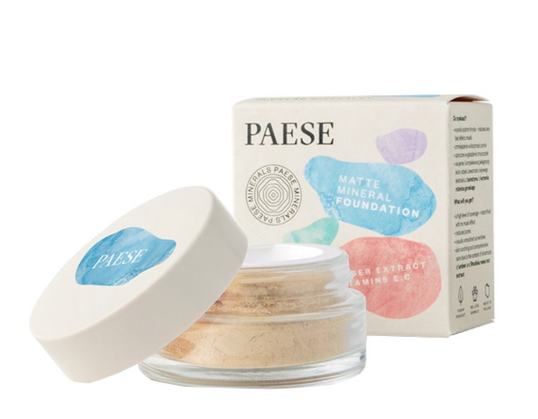 Paese Minerals Mineralny podkład matujący 100N Light Beige