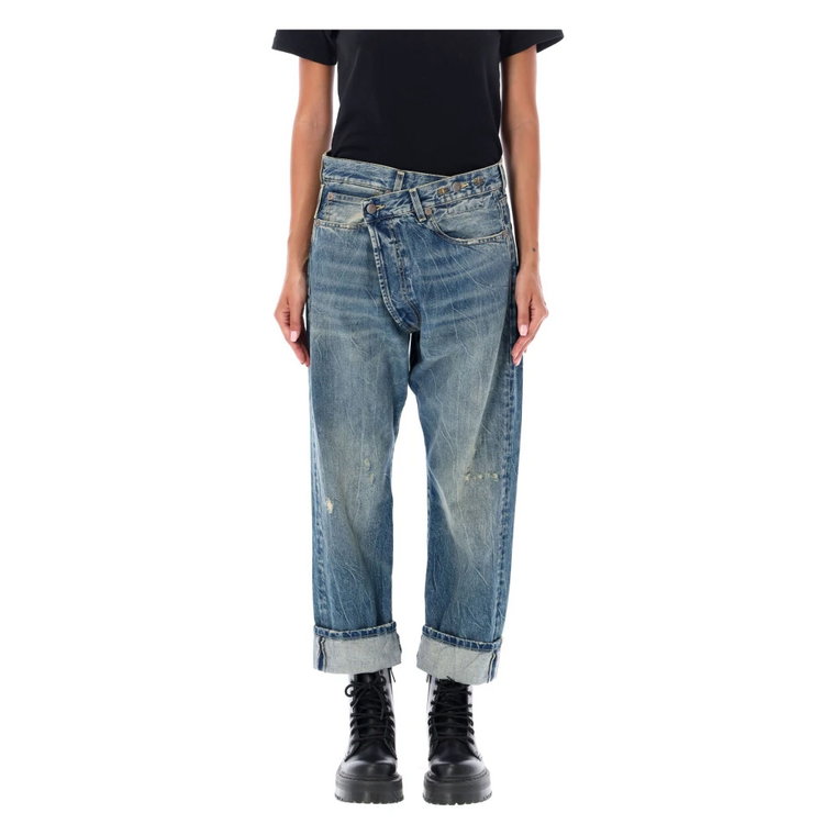 Crossover Jeans Kelly Blue Distressed Wash R13