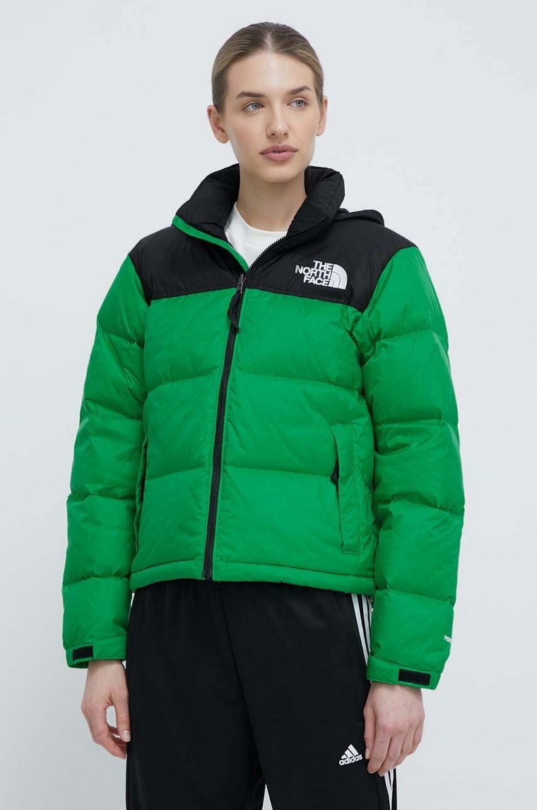 The North Face kurtka puchowa 1996 RETRO NUPTSE JACKET damska kolor zielony zimowa NF0A3XEOPO81