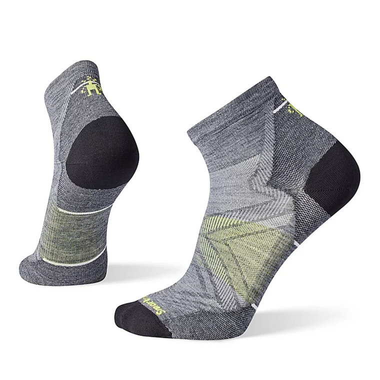 Męskie skarpety do biegania Smartwool Run Zero Cushion Ankle Socks medium grey - 38-41