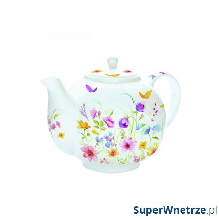 Czajnik do herbaty z zaparzaczem 1 l Nuova R2S Romantic kwiaty polne kod: 321 FLDC