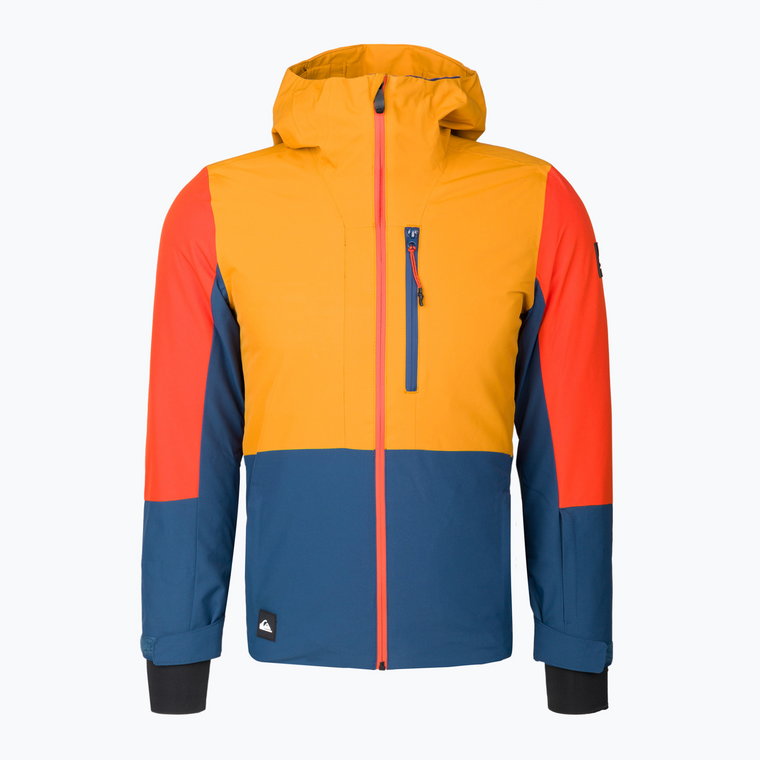 Kurtka snowboardowa dziecięca Quiksilver Kai Jones Ambition buckthorn brown