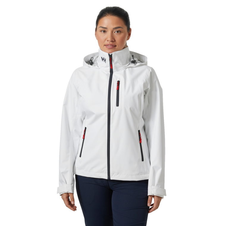 Damska kurtka żeglarska Helly Hansen Crew Hooded Jacket 2.0 white - S