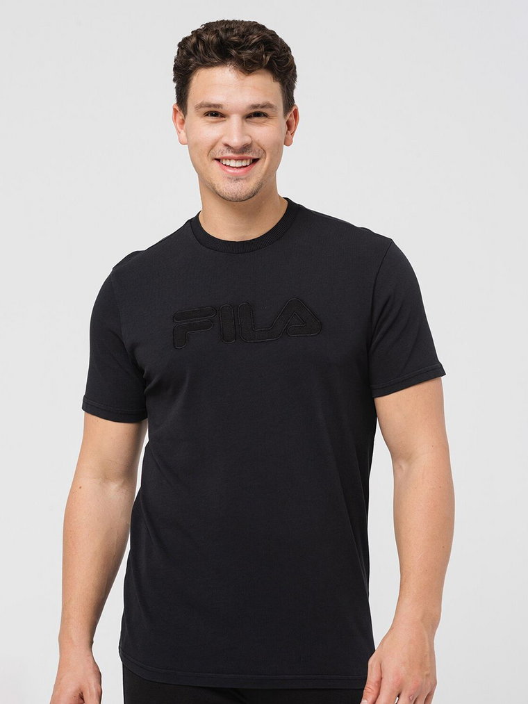 T-shirt męski basic Fila FAM0279-80001 M Czarny (4064556365927). T-shirty męskie