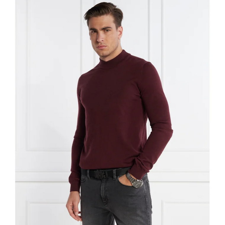 HUGO Wełniany sweter San Matteo | Regular Fit