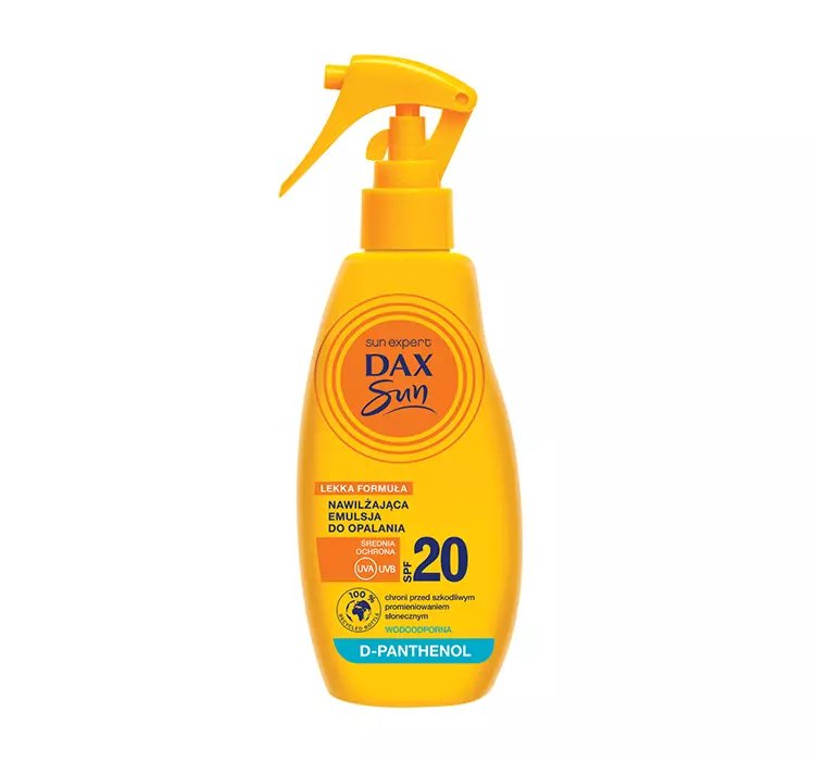 DAX SUN NAWILŻAJĄCA EMULSJA DO OPALANIA SPF 20 200ML