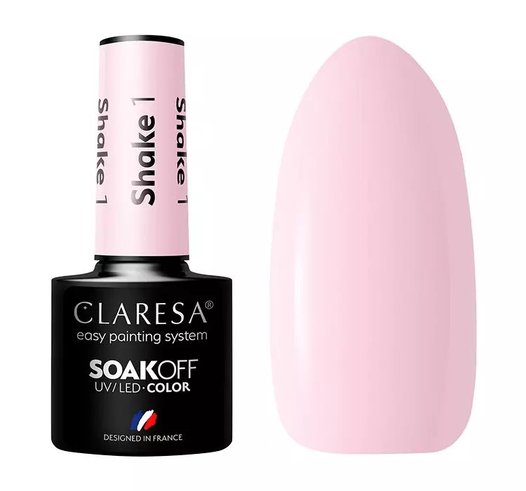 CLARESA SOAK OFF LAKIER HYBRYDOWY SHAKE 1 5ML