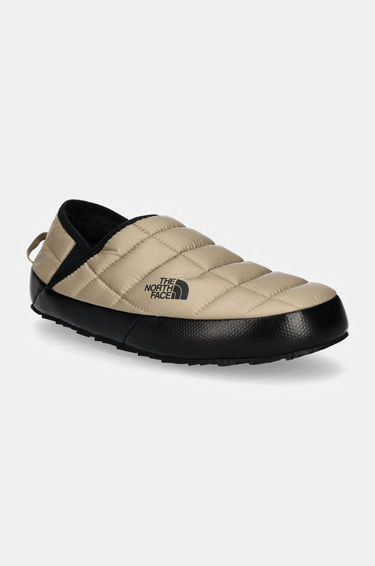 The North Face kapcie Thermoball Traction Mule V kolor beżowy NF0A3UZNVJU1