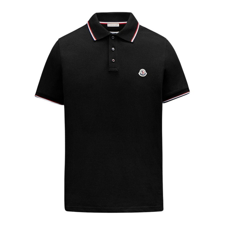 Klasyczna Koszulka Polo z Bawełny Moncler