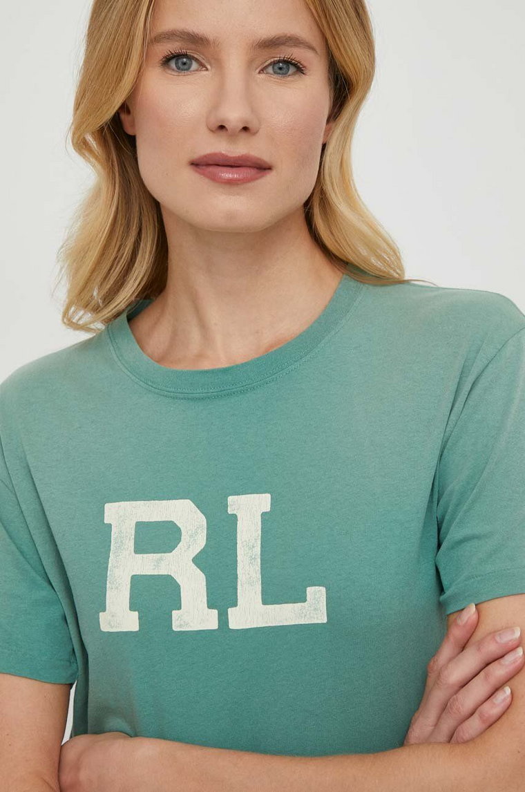 Polo Ralph Lauren t-shirt bawełniany kolor zielony