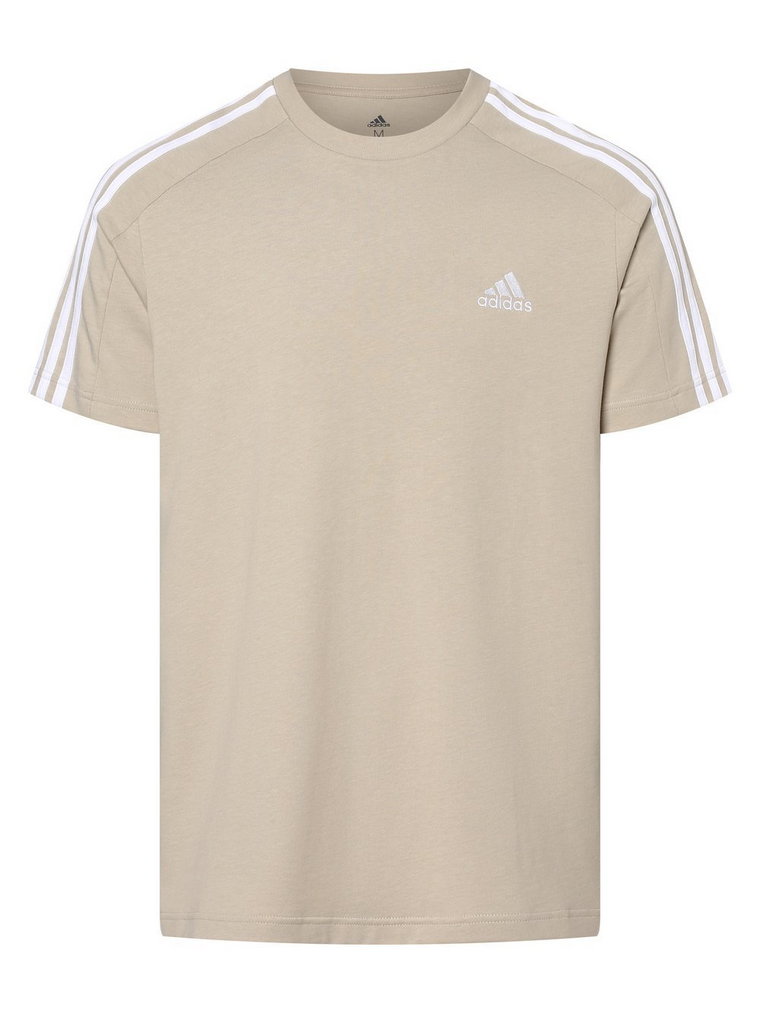 adidas Sportswear - T-shirt męski, beżowy|szary