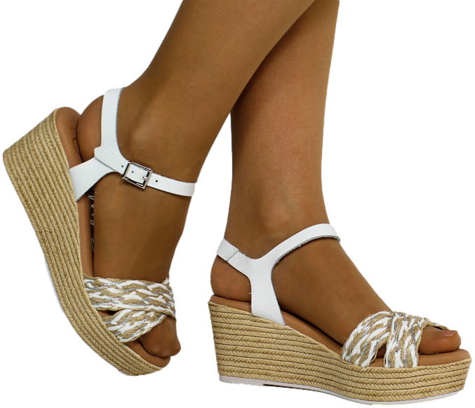 Sandały Oh My Sandals 4865 Blanco Combi TN