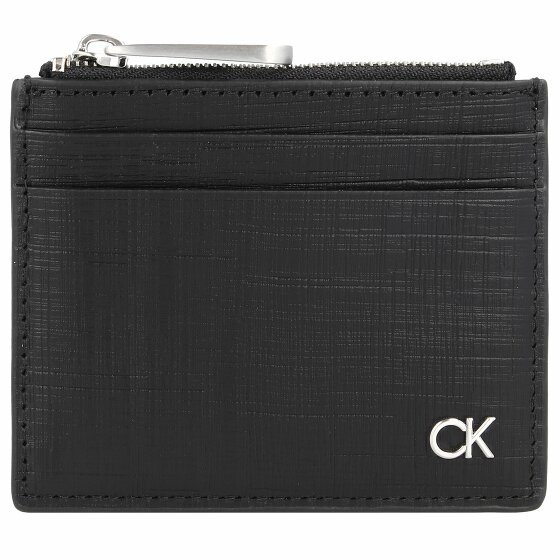 Calvin Klein CK Must Etui na karty kredytowe Skórzany 10.5 cm ck black