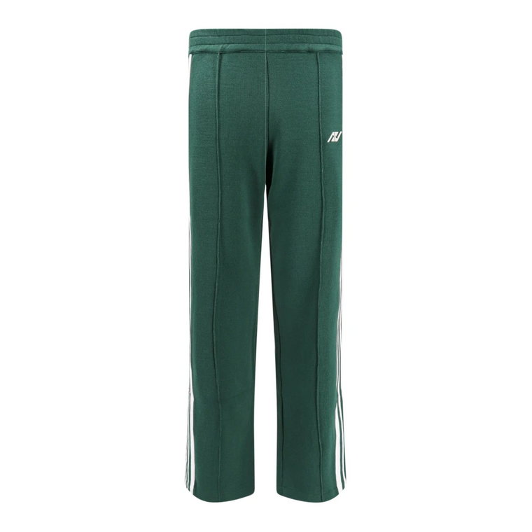 Vintage-Washed Zielone Spodnie do Joggingu Autry