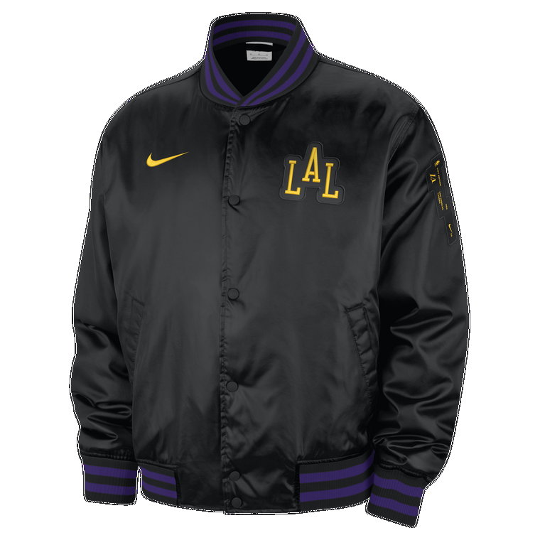 Kurtka męska Nike NBA Los Angeles Lakers City Edition 2023/24 - Czerń
