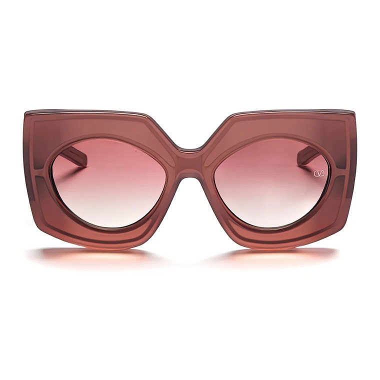 Okulary przeciwsłoneczne V-Soul Różowe/Złote Motyl Valentino