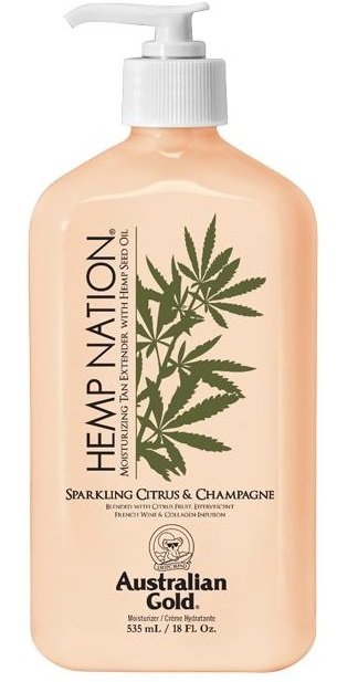 Balsam do ciała Australian Gold Hemp Nation Sparkling Citrus and Champagne Tan Extender Nawilżający 535 ml (0054402380987). Kremy i balsamy do ciała