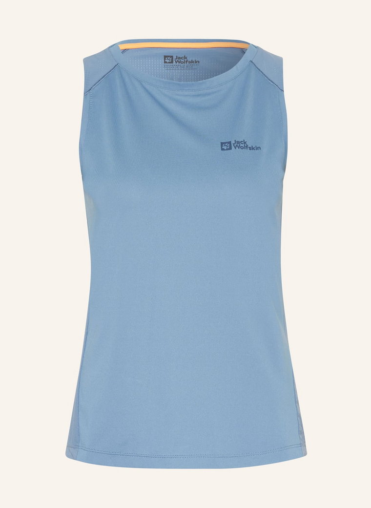 Jack Wolfskin Tank Top Prelight Chill blau