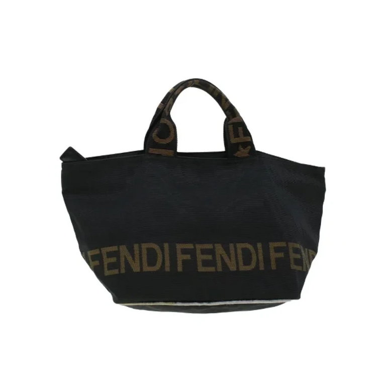 Pre-owned Canvas handbags Fendi Vintage