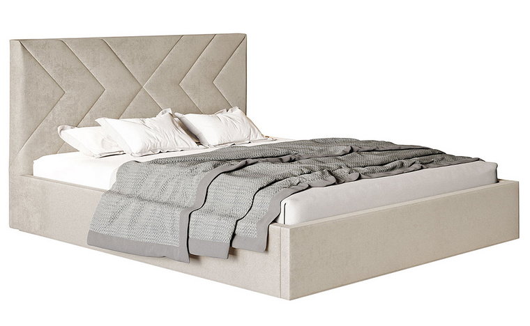 Tapicerowane łóżko 120x200 Grenell 3X - 36 kolorów