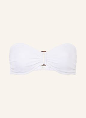 Vilebrequin Góra Od Bikini Bandeau Solid Sculpt weiss