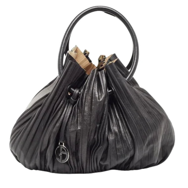 Pre-owned Leather handbags Armani Pre-owned