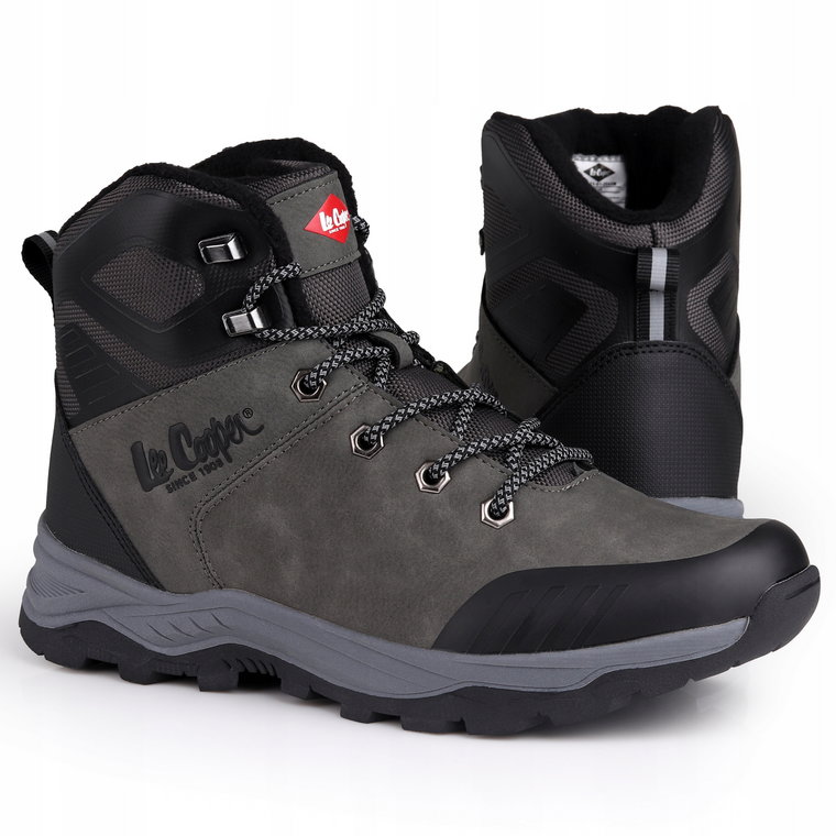 Buty zimowe, trekkingowe Lee Cooper Grey Ocieplane LCJ-23-01-2044M