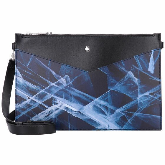 Montblanc Skórzana torba na ramię Meisterstück 30 cm black/blue