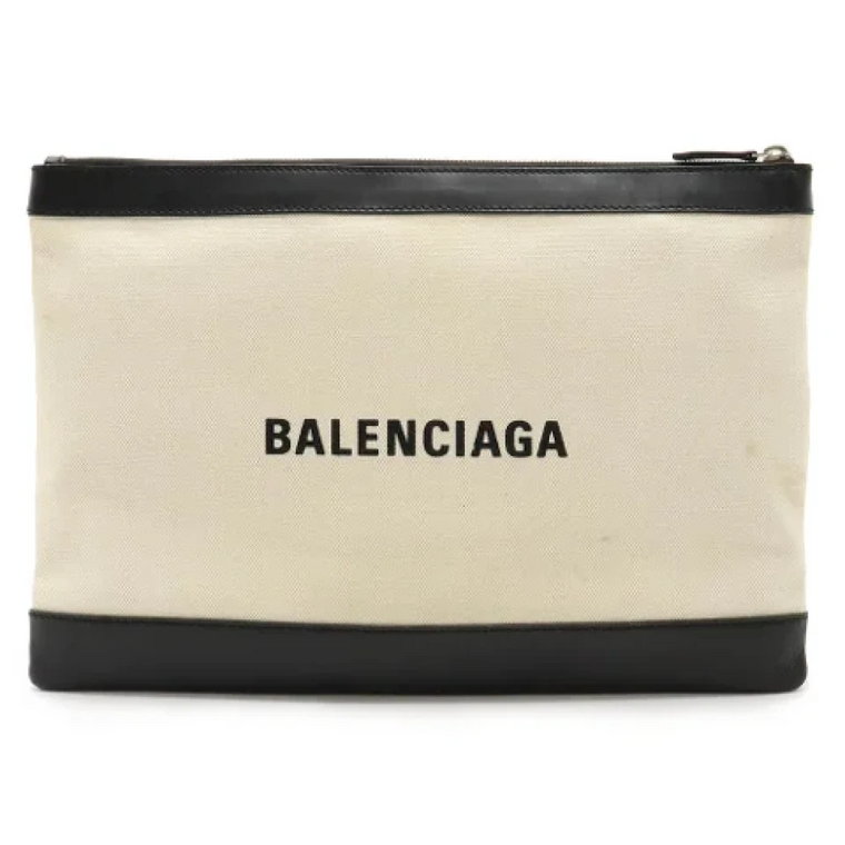 Pre-owned Canvas clutches Balenciaga Vintage