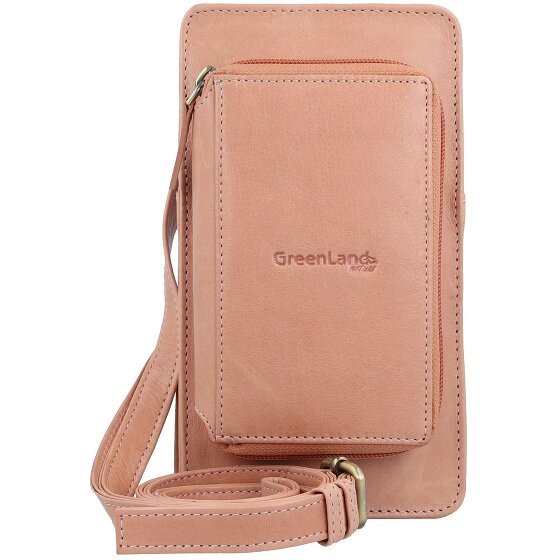 Greenland Nature Nature Soft Mobile Bag Wallet Leather 11 cm flamingo