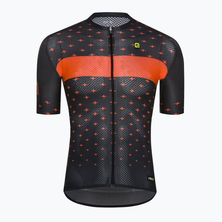 Koszulka rowerowa męska Alé Maglia MC Stars grey/orange