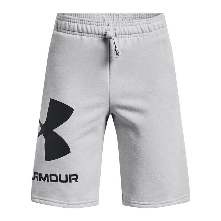 Chłopięce spodenki dresowe UNDER ARMOUR Rival Fleece Logo shorts - szare