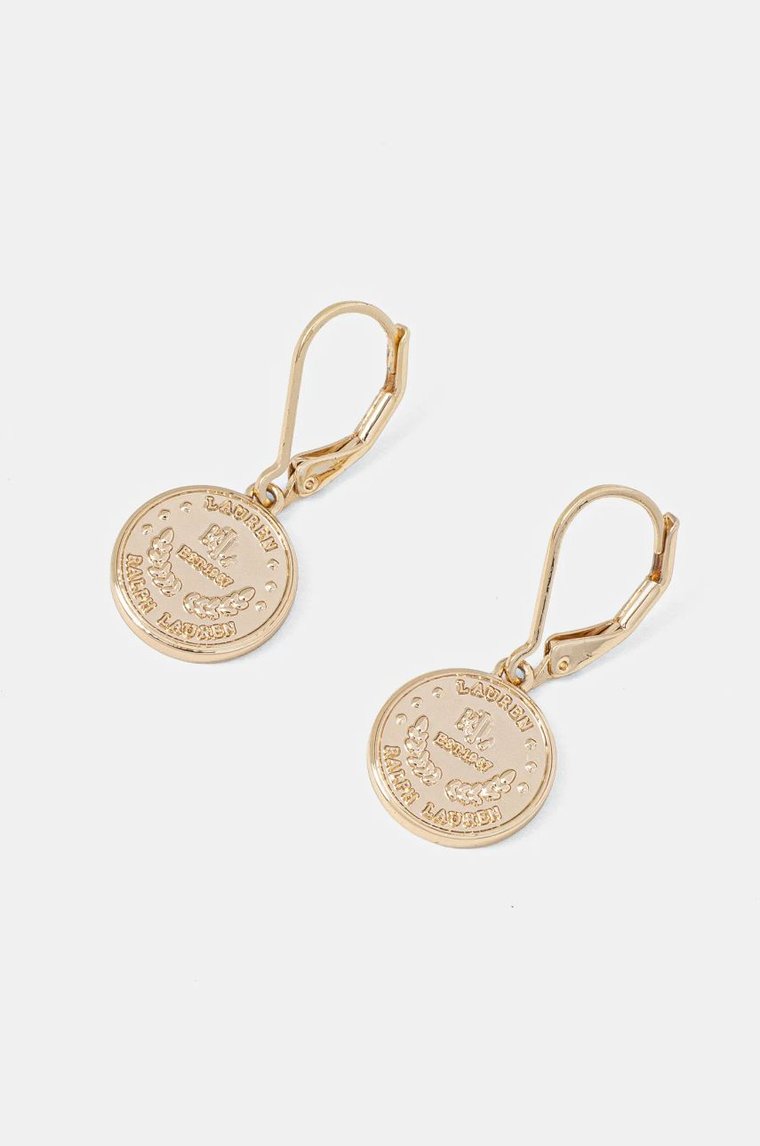 Lauren Ralph Lauren kolczyki PE COIN LOGO DROP 14G00840